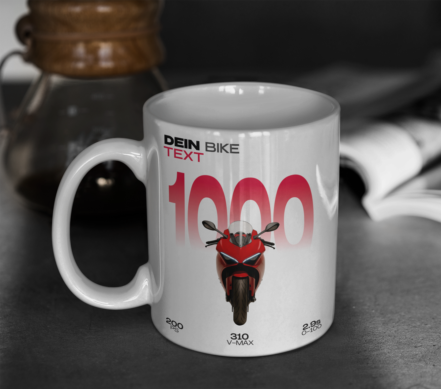 Dein Bike - deine Tasse - Design 1 GearPrint