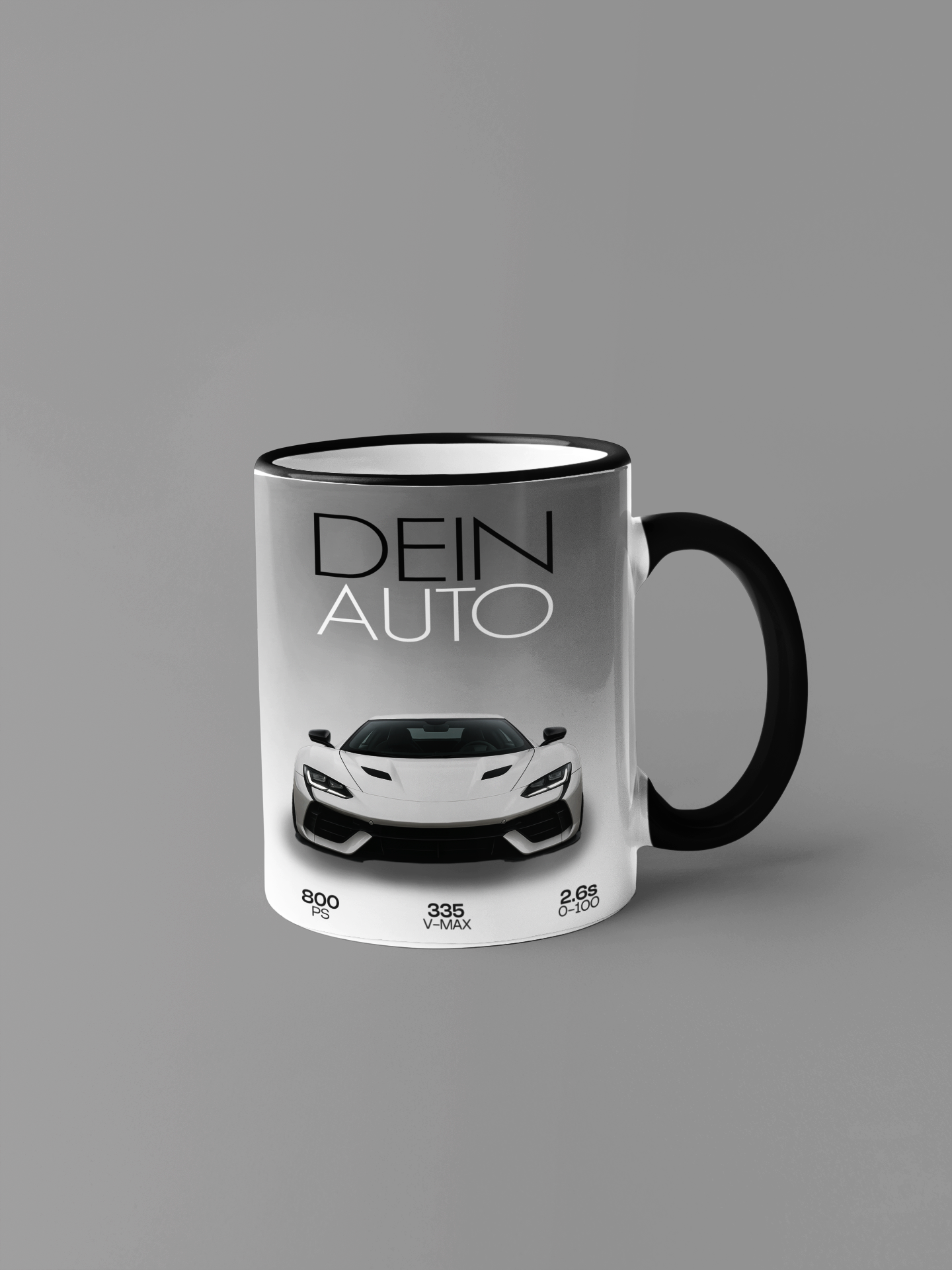 Dein Auto, Deine Tasse! Minimalistic Design GearPrint