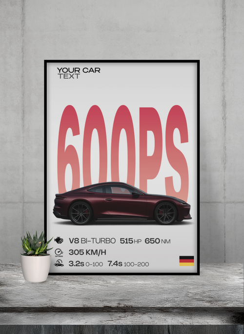 Dein Auto, Dein Poster - Showtime Edition GearPrint