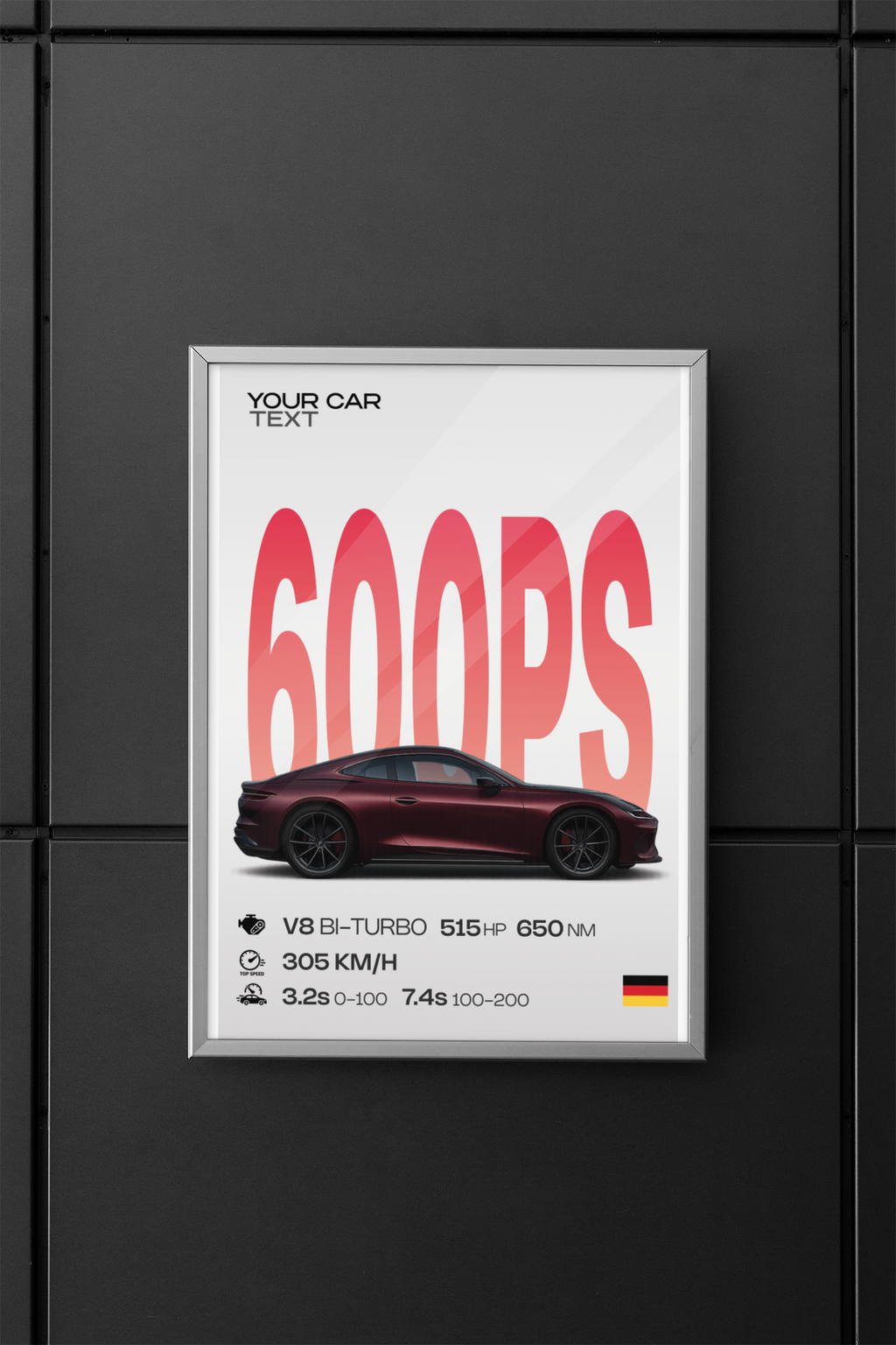 Dein Auto, Dein Poster - Showtime Edition GearPrint