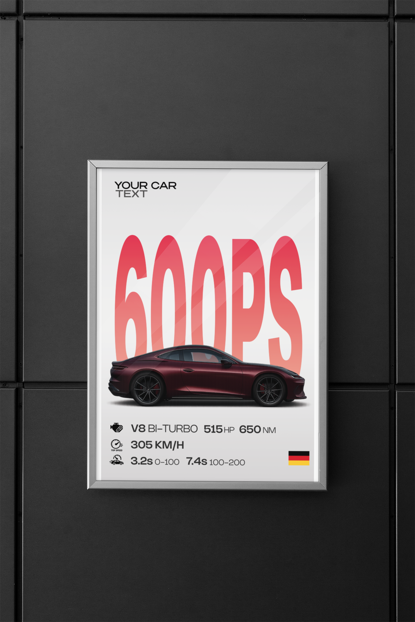 Dein Auto, Dein Poster - Showtime Edition GearPrint