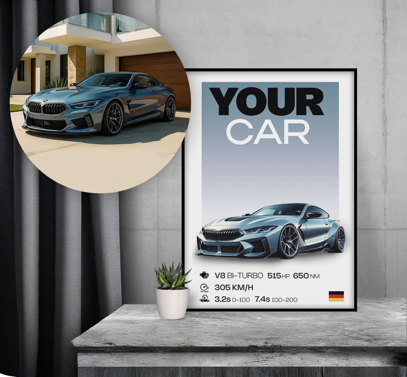 Dein Auto, Dein Poster - Signature Design! GearPrint